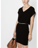 Gancini print mini dress