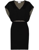Gancini print mini dress