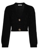 cropped crystal-embellished cardigan