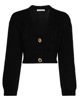 cropped crystal-embellished cardigan
