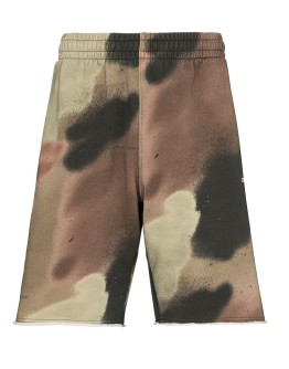 Sprayed Arrows camouflage track shorts