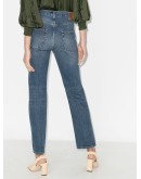 Studio high-waisted straight-leg jeans