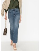 Studio high-waisted straight-leg jeans