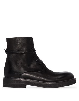 leather combat boots