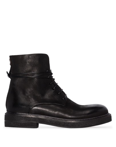leather combat boots