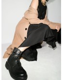 leather combat boots