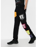 x Homecoming patch-pocket jeans