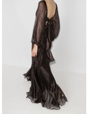 Zeena ruffled gown