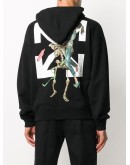 Pascal skeleton painting hoodie