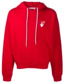 PASCAL ARROW OVER HOODIE RED WHITE
