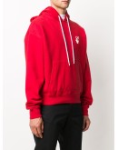 PASCAL ARROW OVER HOODIE RED WHITE