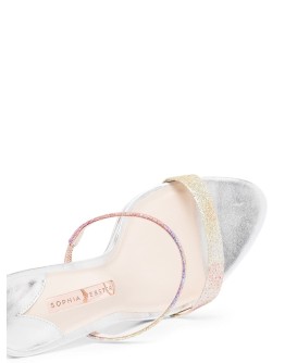Rosalind 85mm glitter-effect sandals