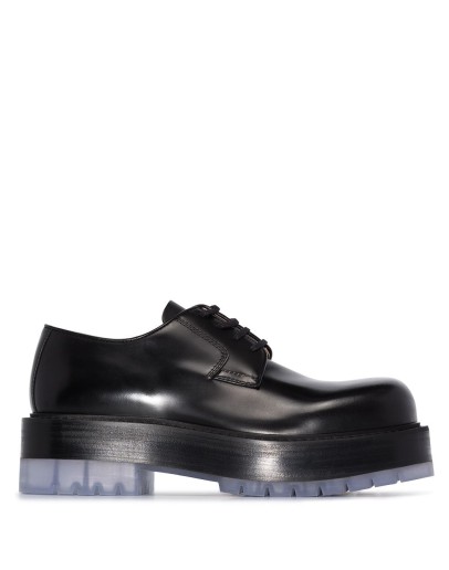 BV Stilt leather Derby shoes