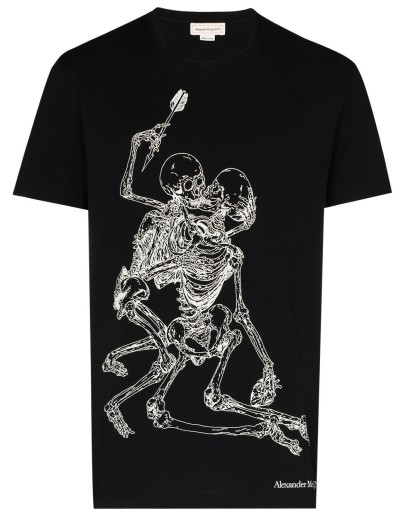 Lovers skeleton print T-shirt