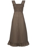 sleeveless seersucker maxi dress