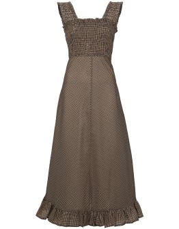 sleeveless seersucker maxi dress