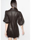 pouf-sleeve mini dress