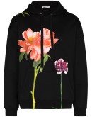floral-print long-sleeve hoodie