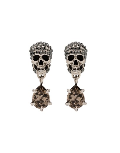 crystal skull earrings