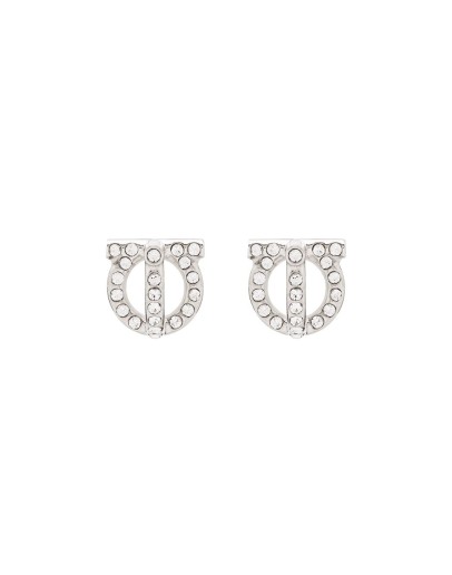 Gancini crystal earrings