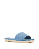 Gancini espadrille slides