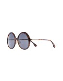 oversize-frame tinted sunglasses