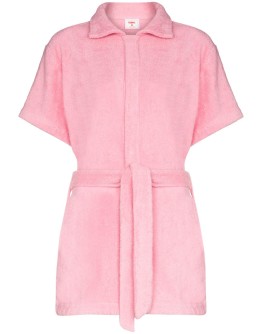 cotton-terry playsuit