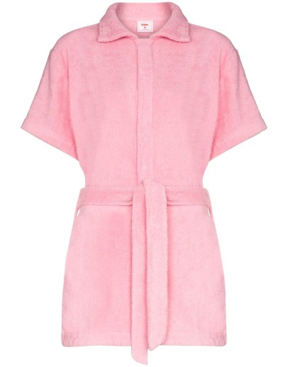 cotton-terry playsuit