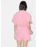 cotton-terry playsuit