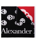 logo-print scarf
