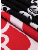logo-print scarf