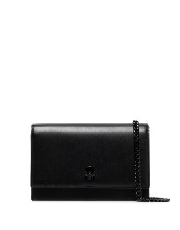 skull motif crossbody bag