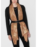 moiré skull scarf