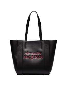 logo embossed tote bag