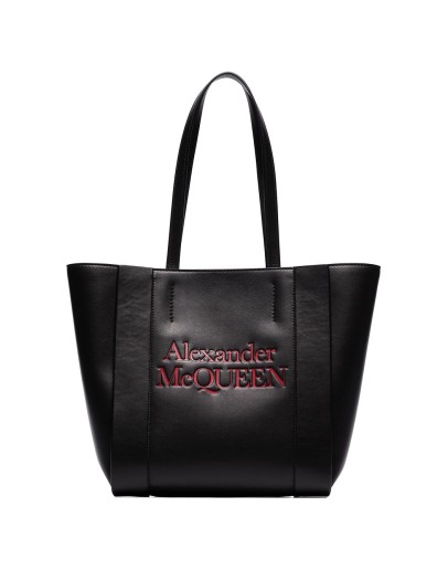 logo embossed tote bag
