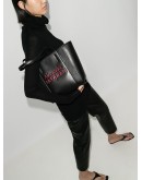 logo embossed tote bag