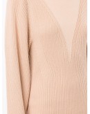 knitted merino ribbed dress
