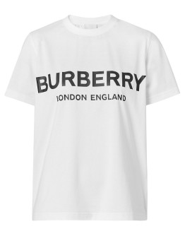 logo print T-shirt