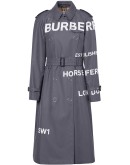 Horseferry Print Cotton Gabardine trench coat