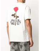 rose-print T-shirt