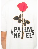 rose-print T-shirt