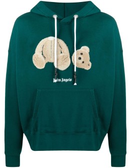 Bear relaxed-fit hoodie