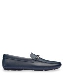 logo plaque driving loafers