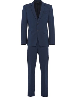 stretch poplin suit