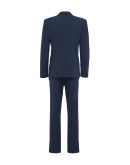 stretch poplin suit