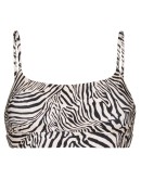 Natacha zebra-print sports bra