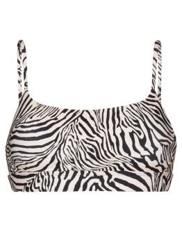 Natacha zebra-print sports bra