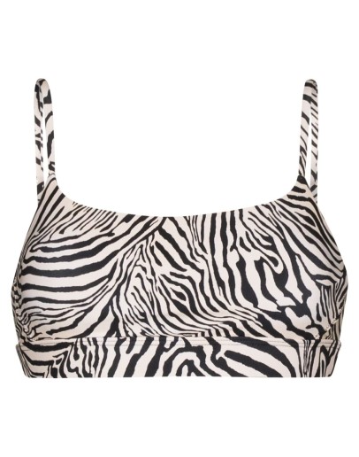 Natacha zebra-print sports bra