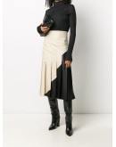 ribbed-knit turtleneck top
