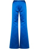 satin flared trousers